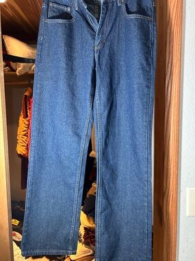 urban pipeline Men’s Straight-Leg Jeans in Blue Denim